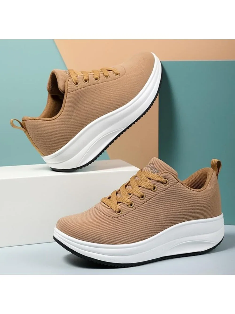 Comfortable Platform Sneakers for Women | Slip-Resistant Wedge Walking Shoes